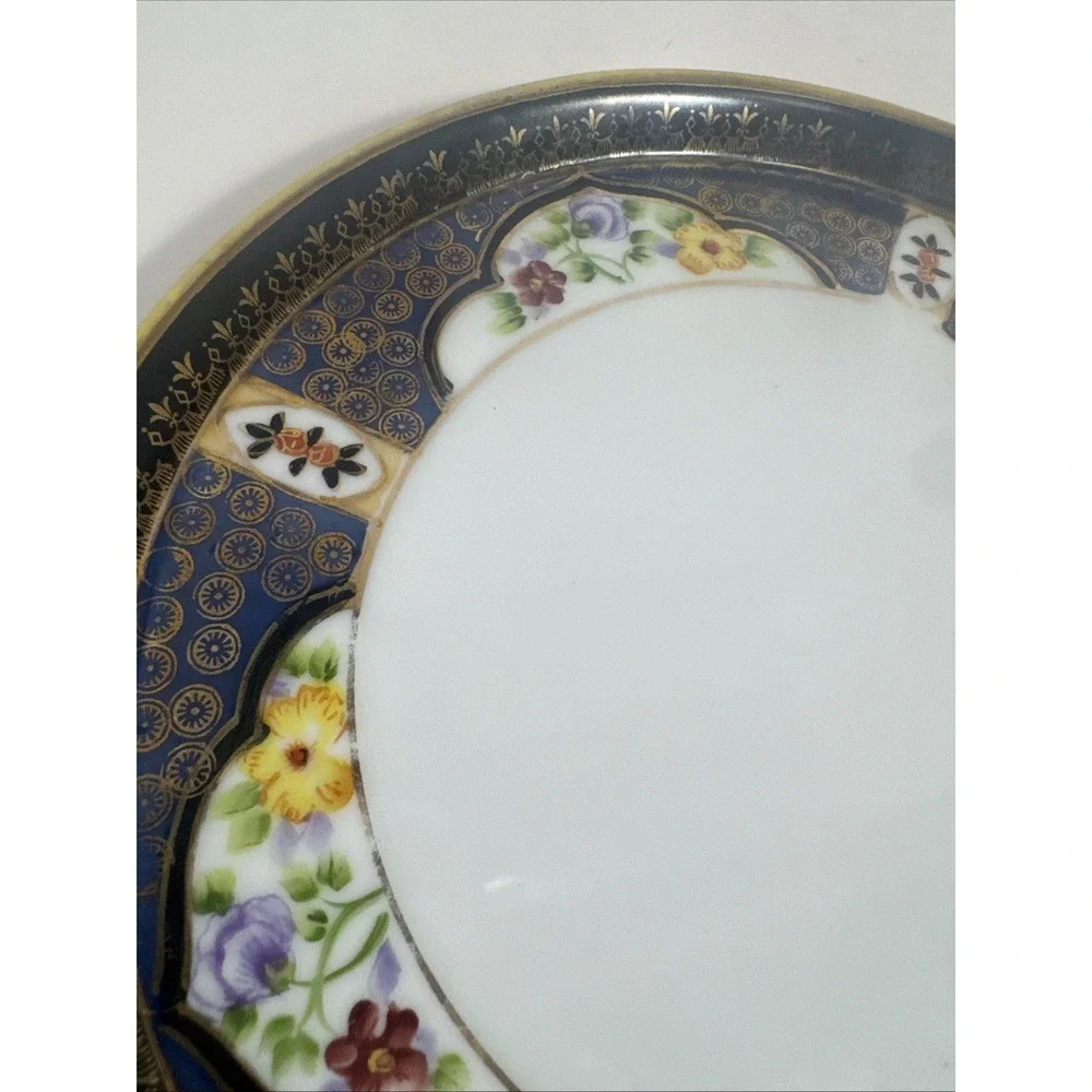 Noritake Hand Painted 7' Plate Flowers Made In Japan‎